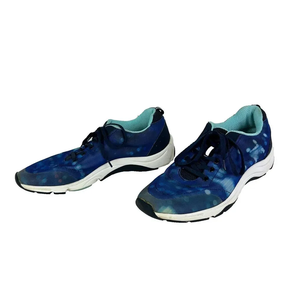 Vionic Action 335 Tourney Sneaker Athletic Comfort Tennis Shoes Lace Up Blue 9